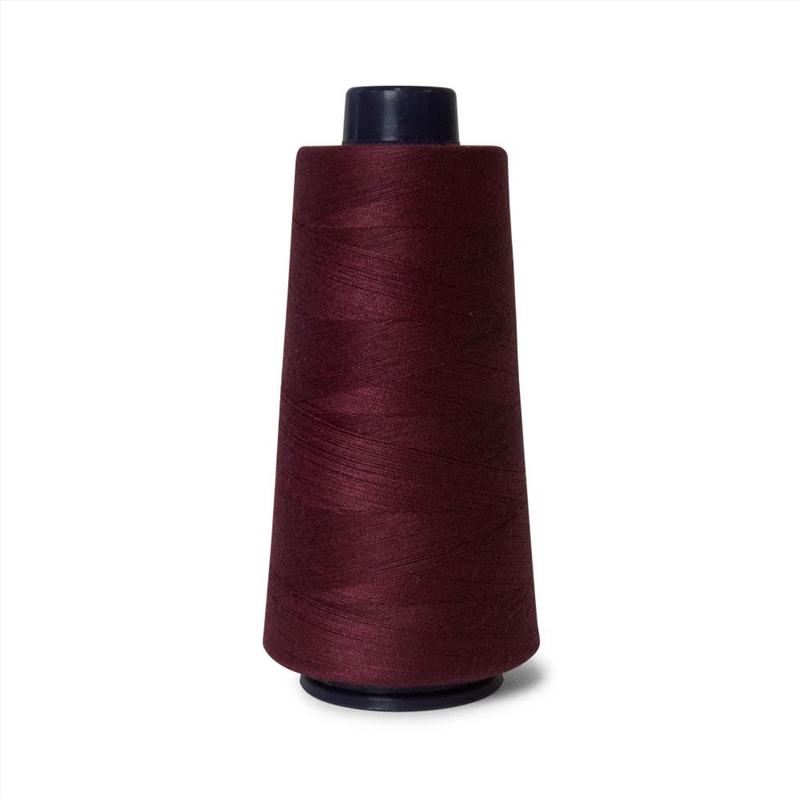 1x Wine Red Sewing Overlocker Thread - 2000m Hemline Polyester Overlocking Spool/Product Detail/Arts & Craft