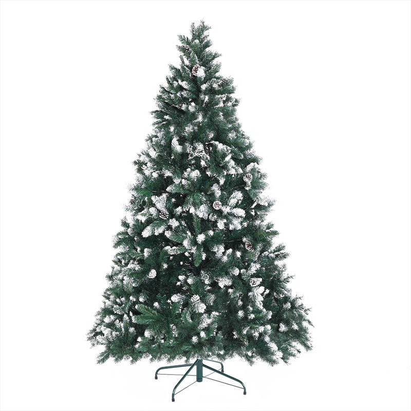 Home Ready 7Ft 210cm 1290 tips Green Snowy Christmas Tree Xmas Pine Cones/Product Detail/Decor