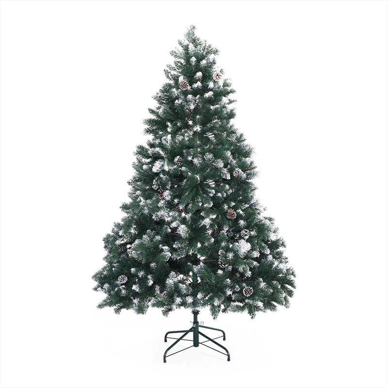 Home Ready 6Ft 180cm 930 tips Green Snowy Christmas Tree Xmas Pine Cones/Product Detail/Decor