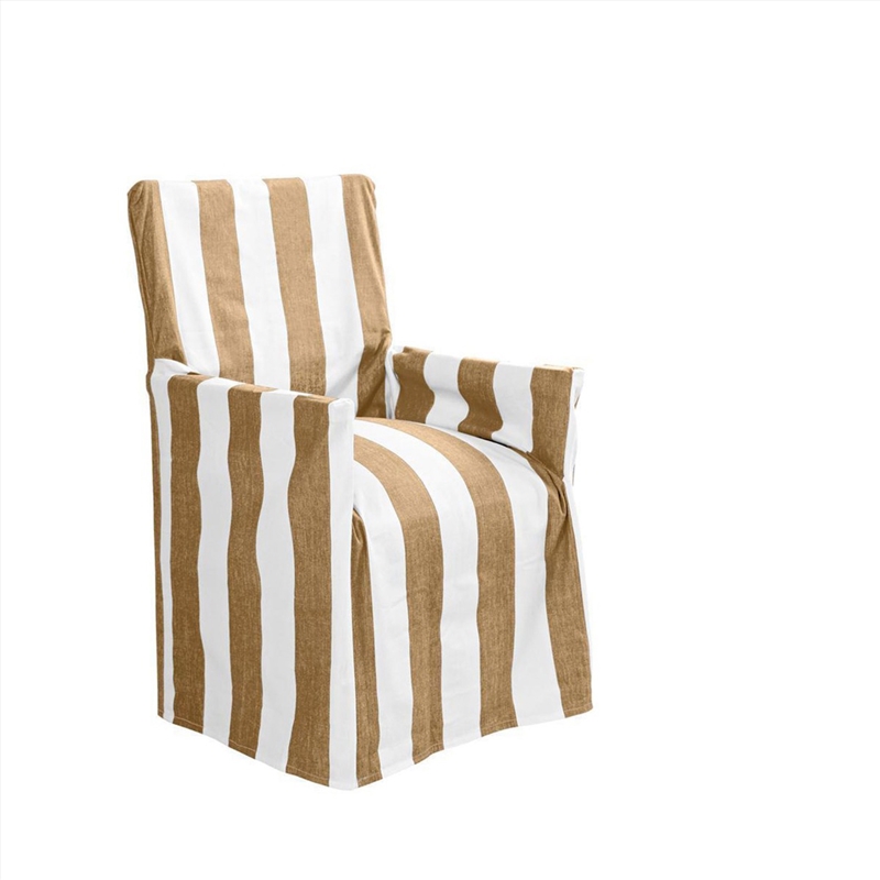 IDC Homewares Cotton Director Chair Cover Taupe Stripes/Product Detail/Homewares