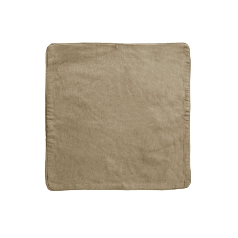 IDC Homewares Lollipop Cotton Piped Cushion Cover 60 cm square Wheat/Product Detail/Cushions