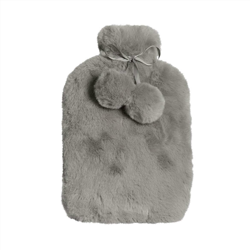 J.Elliot Home Amara Hot Water Bottle with Super Plush Faux Fur Cover Grey/Product Detail/Therapeutic