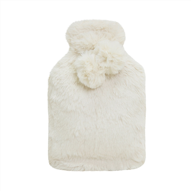 J.Elliot Home Amara Hot Water Bottle with Super Plush Faux Fur Cover Ivory/Product Detail/Therapeutic
