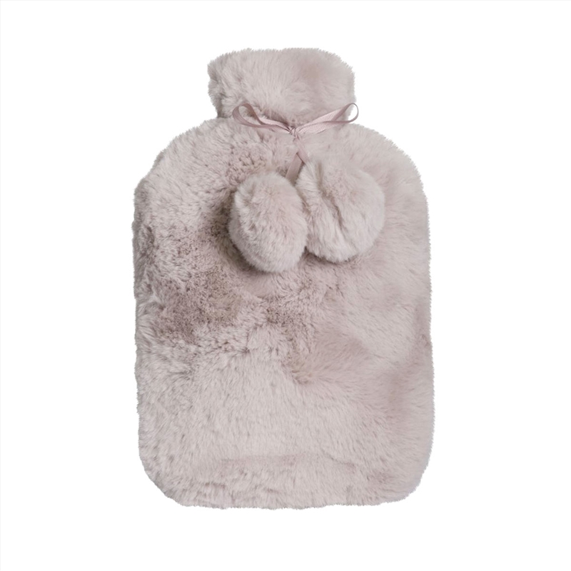 J.Elliot Home Amara Hot Water Bottle with Super Plush Faux Fur Cover Blush/Product Detail/Therapeutic