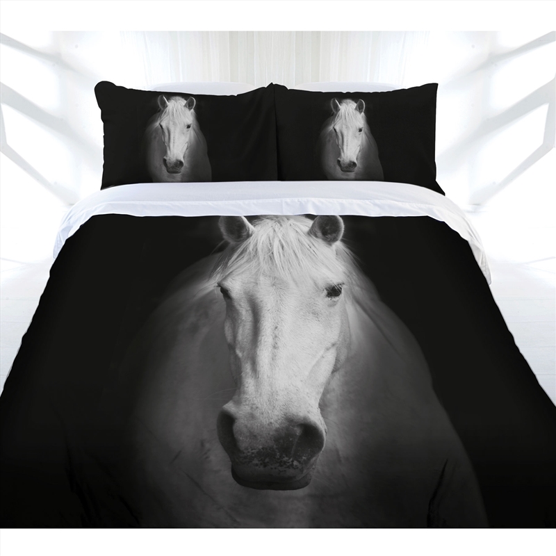 Just Home Midnight Horse Quilt Cover Set Queen/Product Detail/Manchester