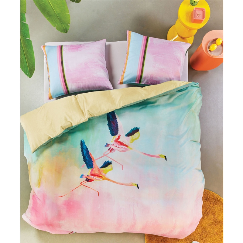 Oilily Colourful Birds Multi Cotton Sateen Quilt Cover Set Queen/Product Detail/Manchester