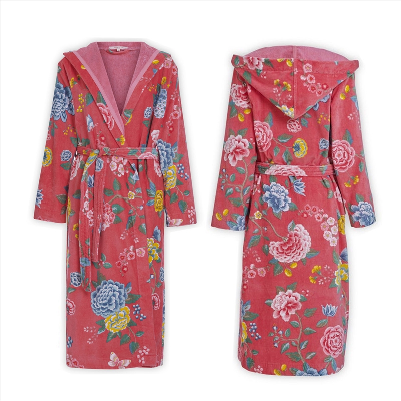 PIP Studio Good Evening Cotton Bath Robe Coral XL/Product Detail/Apparel