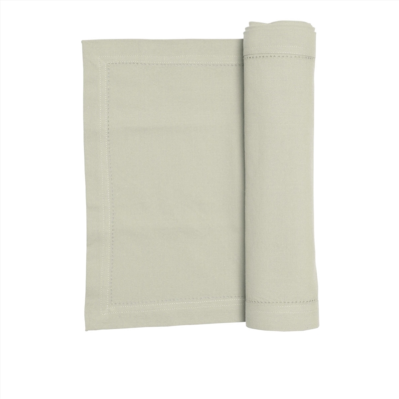 Rans Elegant Hemstitch Table Runner Beige (also known as Oatmeal)/Product Detail/Homewares