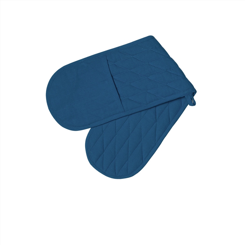 Rans Manhattan Blue Cotton Double Oven Mitt/Product Detail/Homewares
