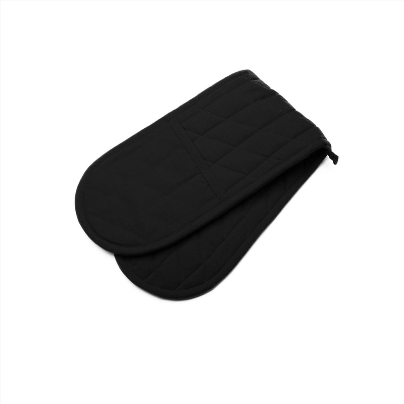 Rans Manhattan Black Cotton Double Oven Mitt/Product Detail/Homewares
