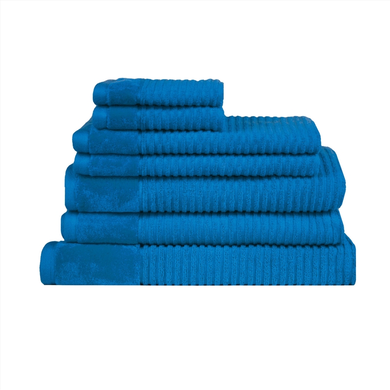 Royal Excellency 7 Piece Cotton Bath Towel Set - Teal/Product Detail/Manchester
