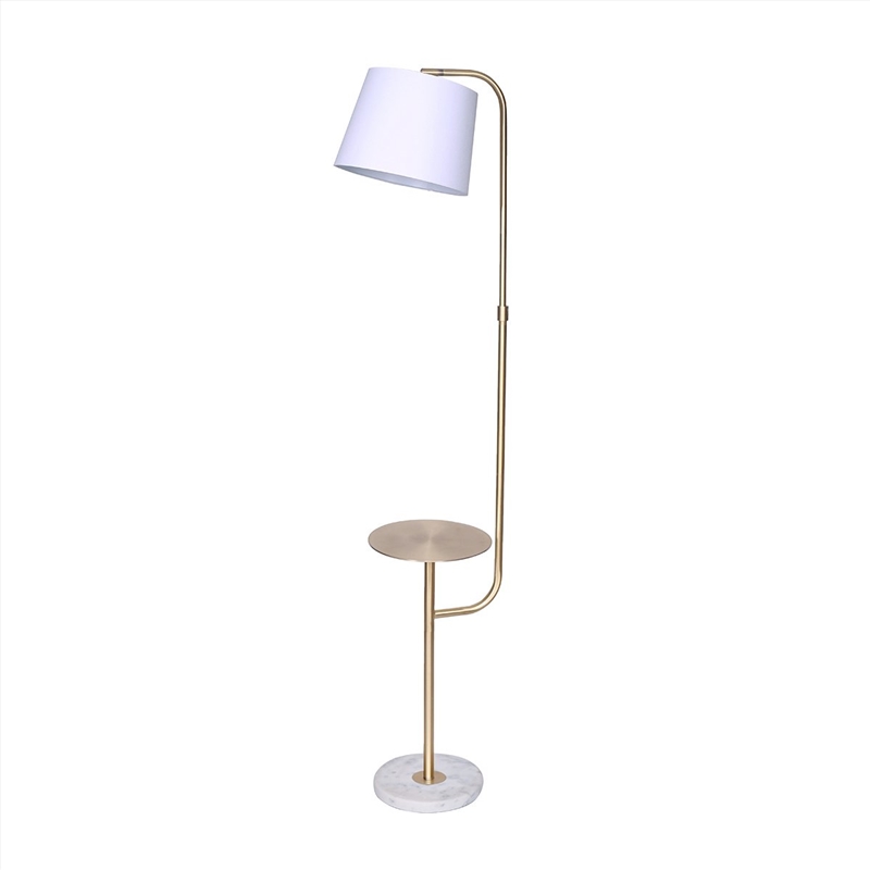 Sarantino Marble & Metal End Table Top Floor Lamp/Product Detail/Lighting