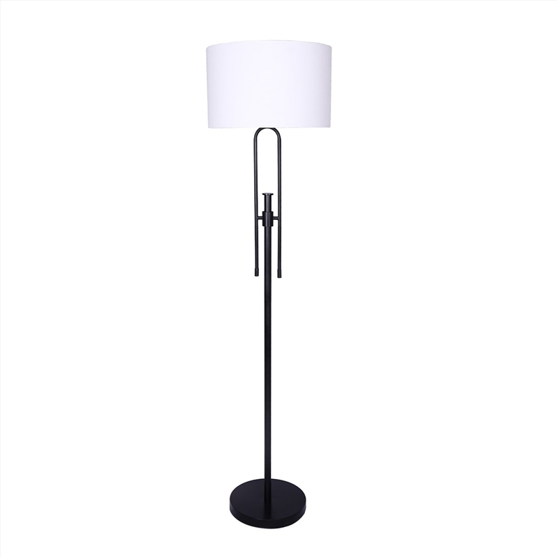 Sarantino Height-Adjustable Metal Floor Lamp Matte Black/Product Detail/Lighting
