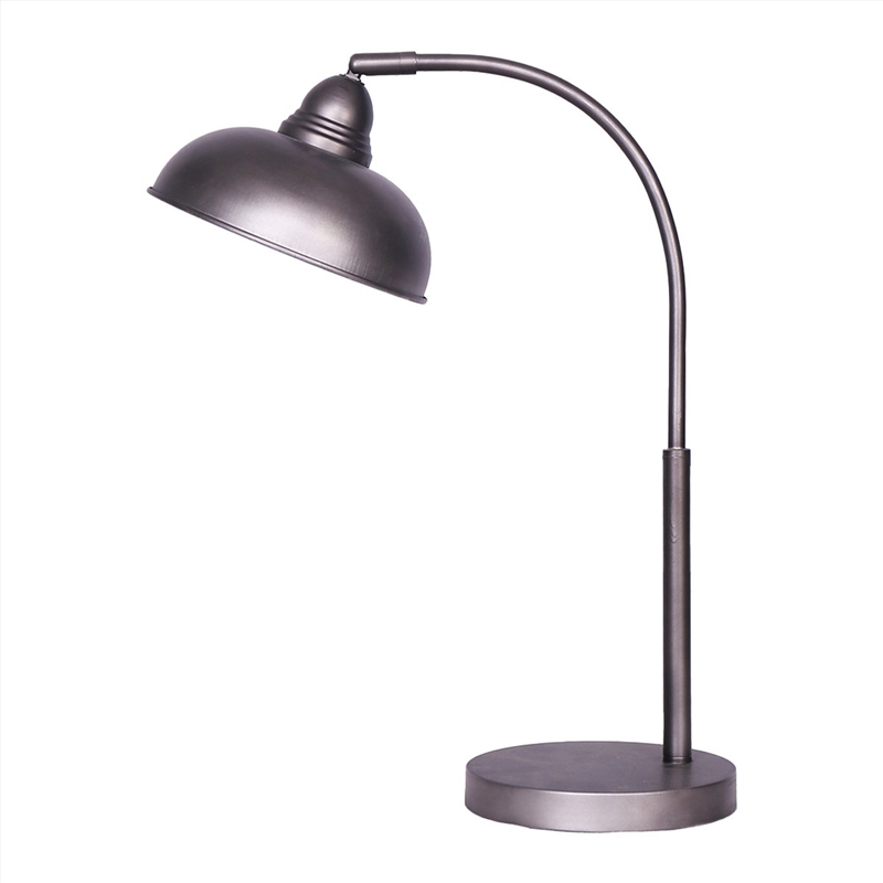 Sarantino Table Lamp Industrial Chic Adjustable Angle - Dark Grey/Product Detail/Lighting