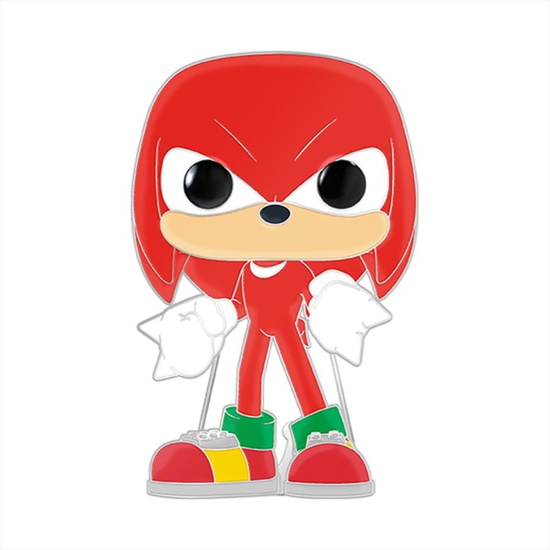 Sonic the Hedgehog - Knuckles Glow Enamel Pop! Pin/Product Detail/Buttons & Pins