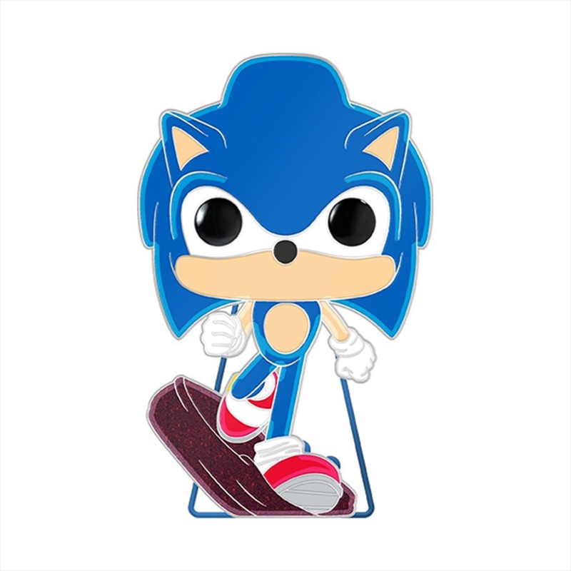 Sonic the Hedgehog - Sonic Glow Enamel Pop! Pin/Product Detail/Buttons & Pins