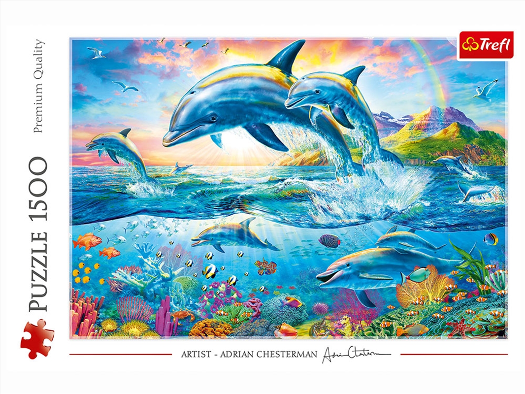 Dolphin Family 1500pc Puzzle/Product Detail/Jigsaw Puzzles