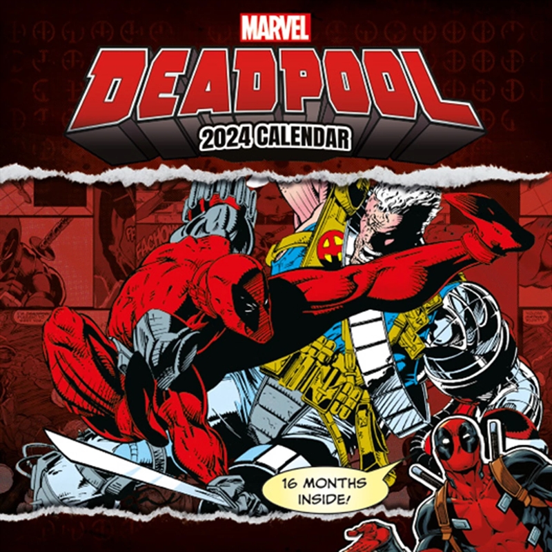 Marvel: Deadpool 2024 Calendar/Product Detail/Calendars & Diaries