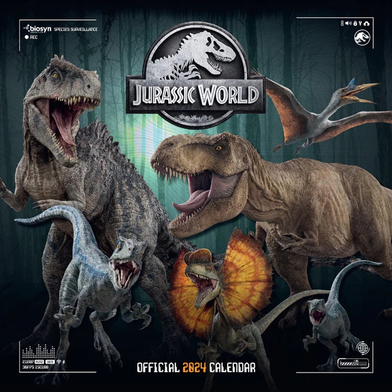 Jurassic World 2024 Calendar/Product Detail/Calendars & Diaries