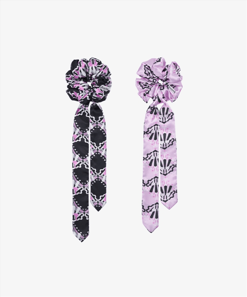 Blackpink Final Tour Scrunchie - Black/Product Detail/KPOP Merch