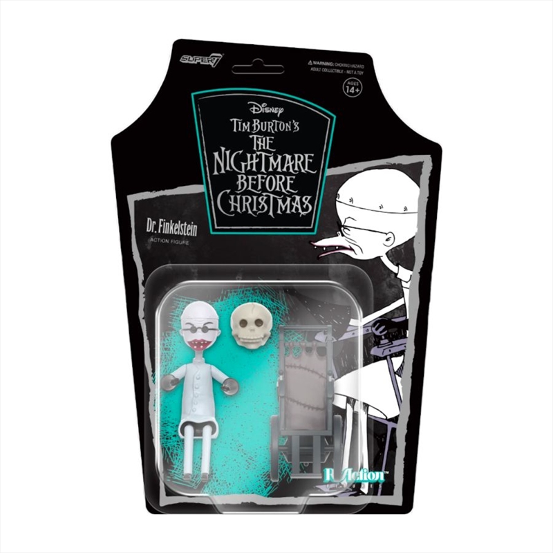 Nightmare Before Christmas - Dr. Finkelstein ReAction 3.75" Action Figure/Product Detail/Figurines