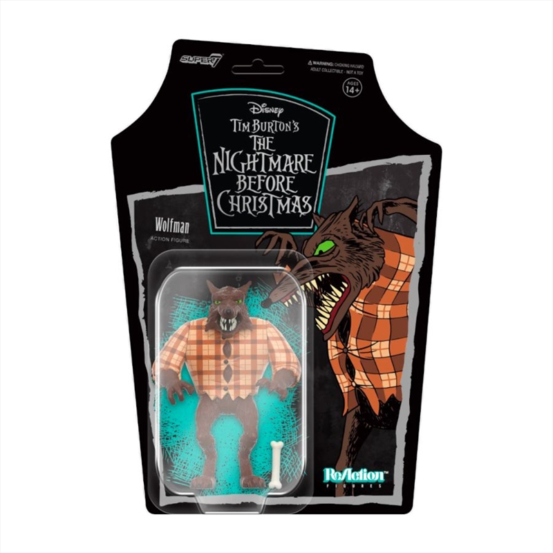 Nightmare Before Christmas - Wolfman ReAction 3.75" Action Figure/Product Detail/Figurines