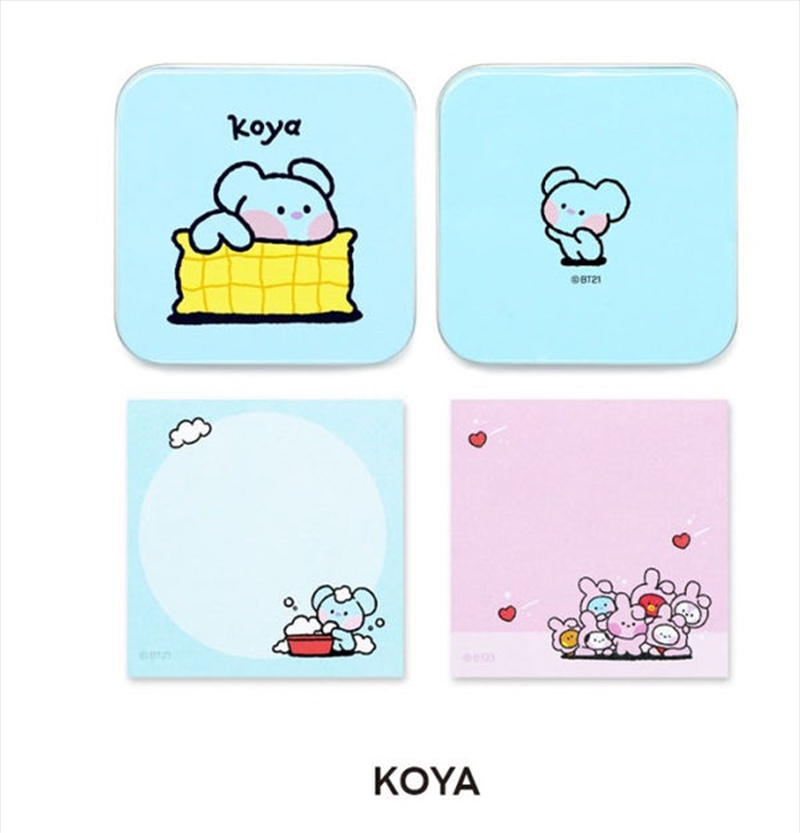 Tin Case Memo Pad: Koya/Product Detail/Stationery