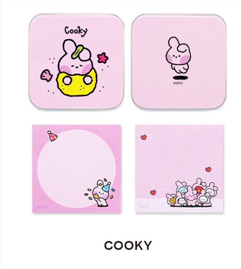 Tin Case Memo Pad: Cooky/Product Detail/KPOP Merch