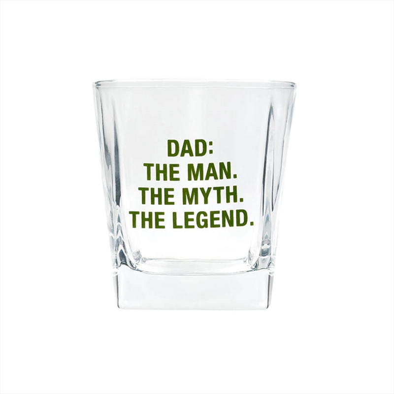 Rocks Glass - Dad The Legend/Product Detail/Glasses, Tumblers & Cups