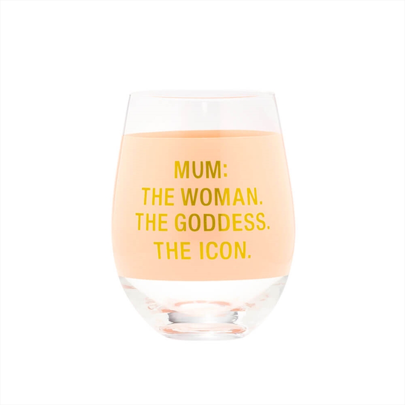 Wine Glass - Mum The Icon/Product Detail/Wine