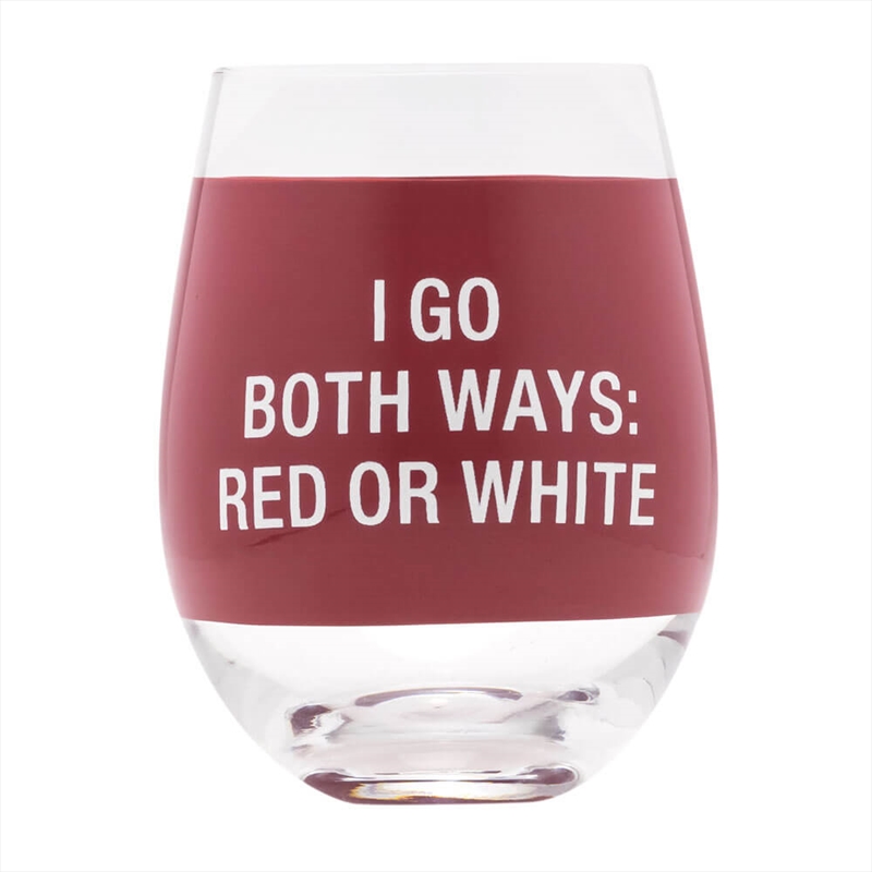 Wine Glass - Both Ways (Maroon)/Product Detail/Wine