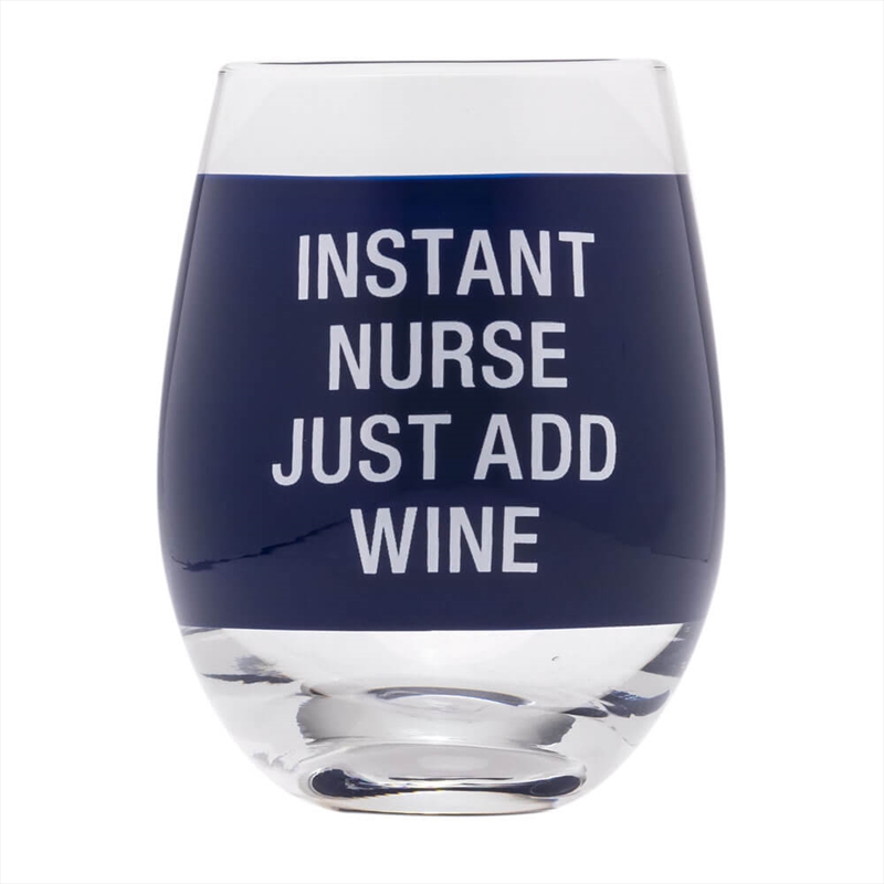 Wine Glass - Instant Nurse (Blue)/Product Detail/Wine