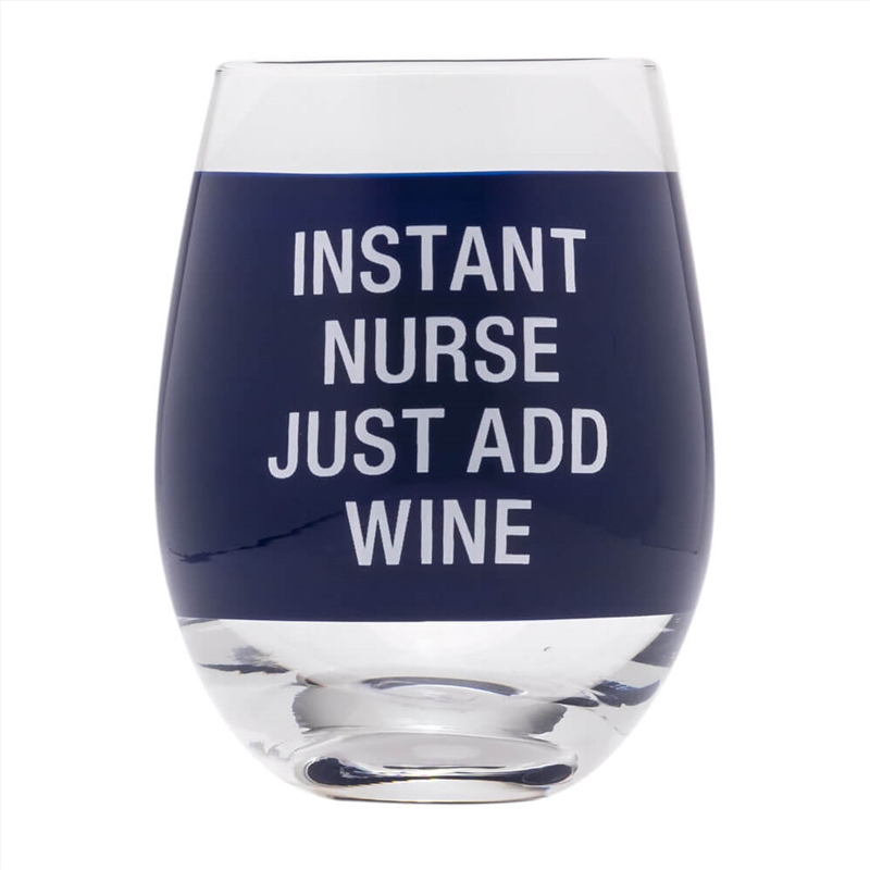 Wine Glass - Instant Nurse (Blue)/Product Detail/Wine