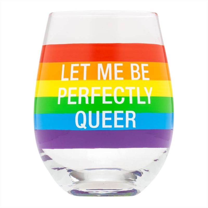Wine Glass - Perfectly Queer (Pride)/Product Detail/Wine