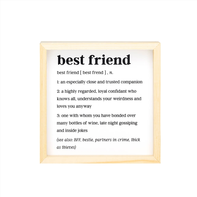 Defined Framed Art - Best Friend/Product Detail/Posters & Prints