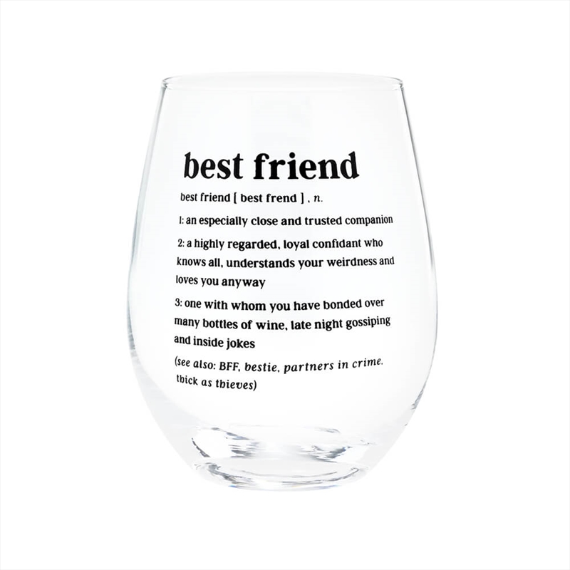 Defined Wine Glass - Best Friend/Product Detail/Wine