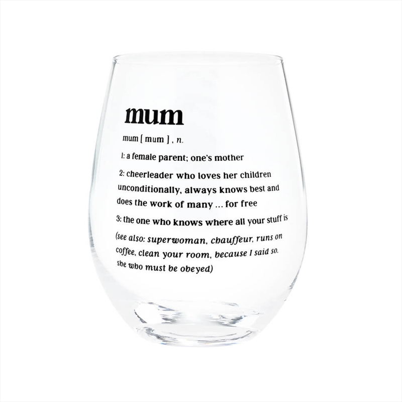 Defined Wine Glass - Mum/Product Detail/Wine