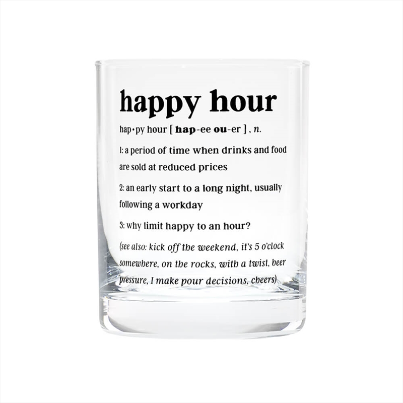 Defined Rocks Glass - Happy Hour/Product Detail/Glasses, Tumblers & Cups
