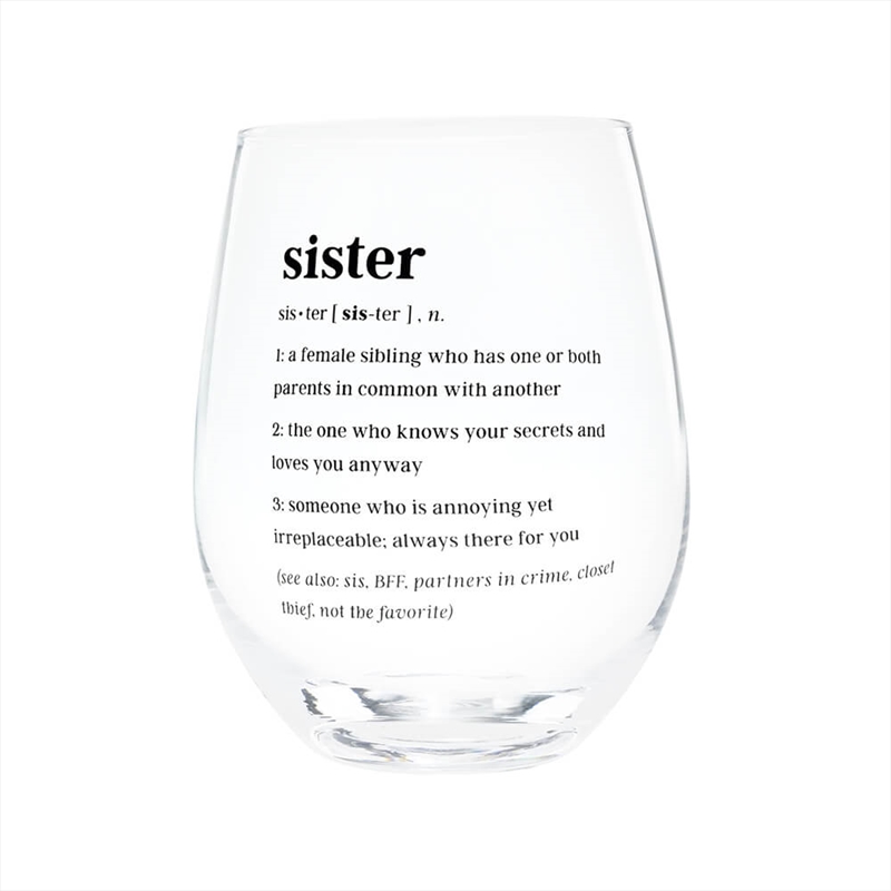 Defined Wine Glass - Sister/Product Detail/Wine