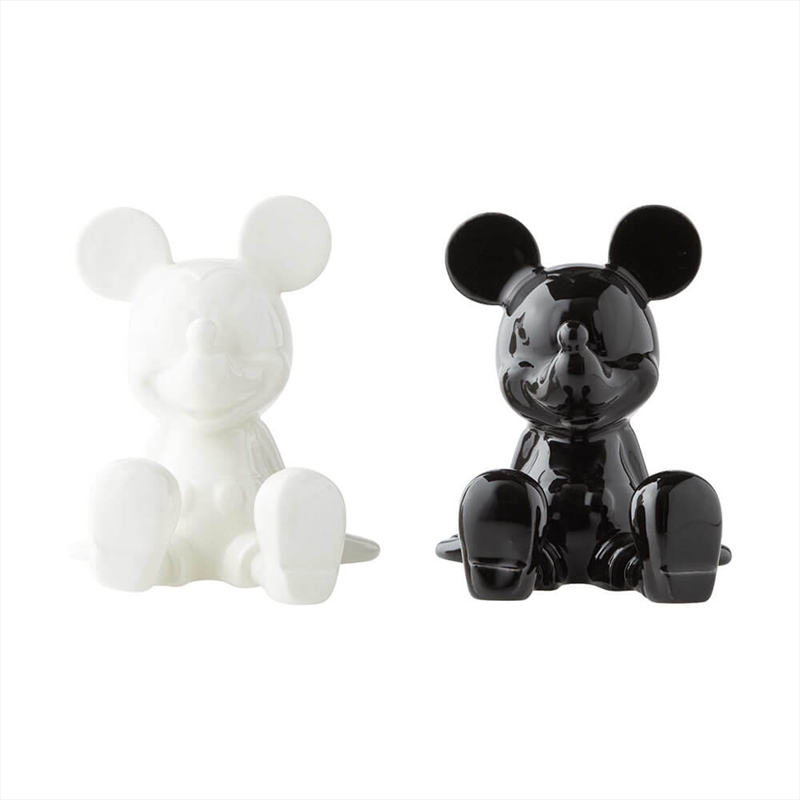 Salt & Pepper Shaker Set - Black & White Mickey Mouse/Product Detail/Tableware