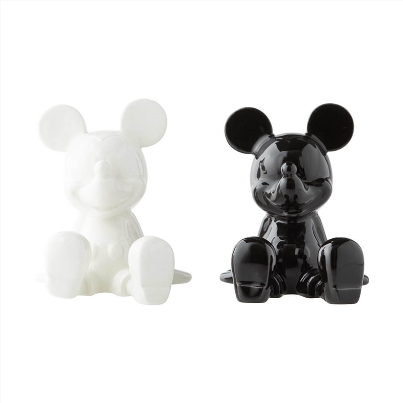 Salt & Pepper Shaker Set - Black & White Mickey Mouse/Product Detail/Tableware