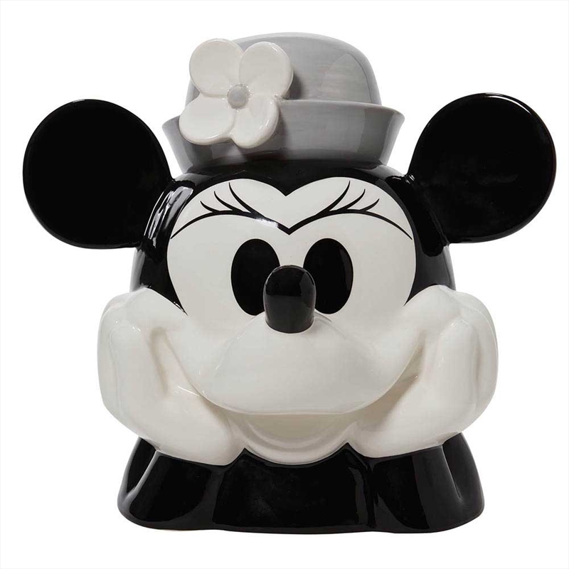 Cookie Jar - Minnie Mouse Black & White/Product Detail/Homewares