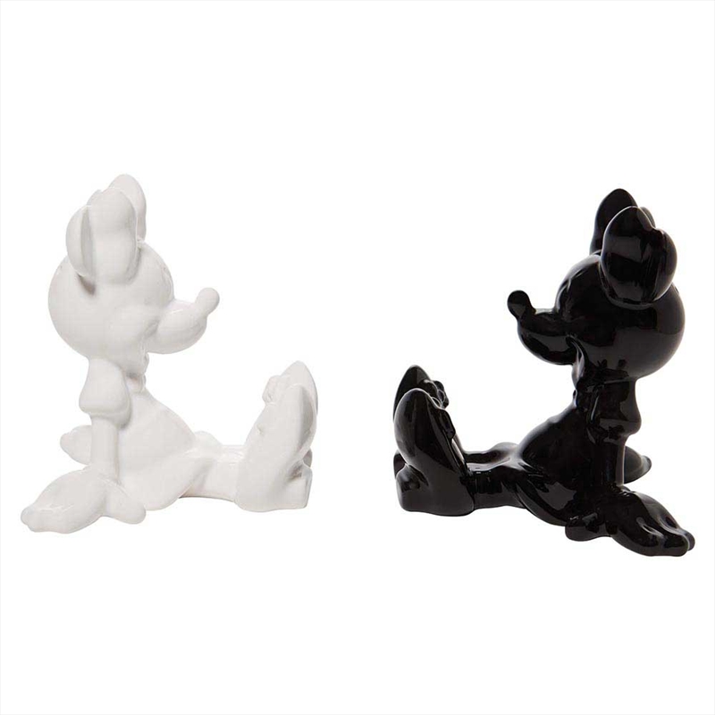 Salt & Pepper Shaker Set - Black & White Minnie Mouse/Product Detail/Tableware