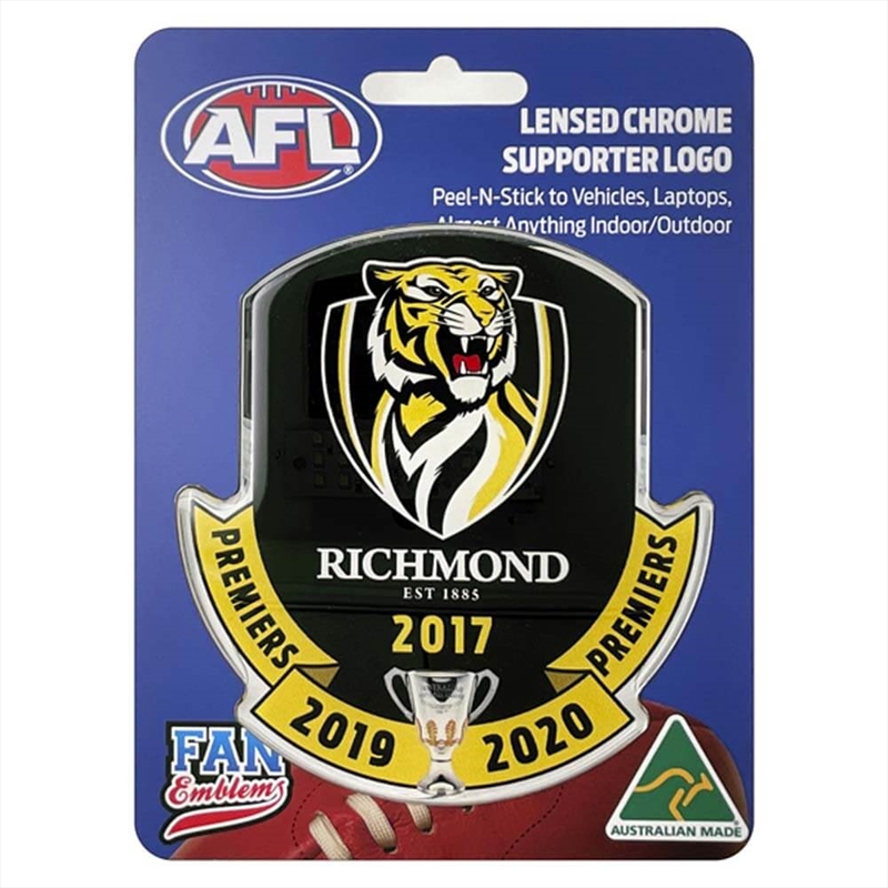 Fan Emblems Afl - Tigers Dynasty Logo Decal/Product Detail/Buttons & Pins