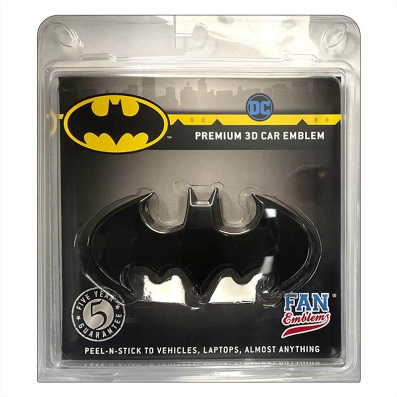 Fan Emblems Dc - Batman 3D Batwing Decal (Black)/Product Detail/Buttons & Pins