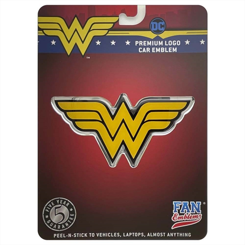 Fan Emblems Dc - Wonder Woman Logo Decal/Product Detail/Buttons & Pins