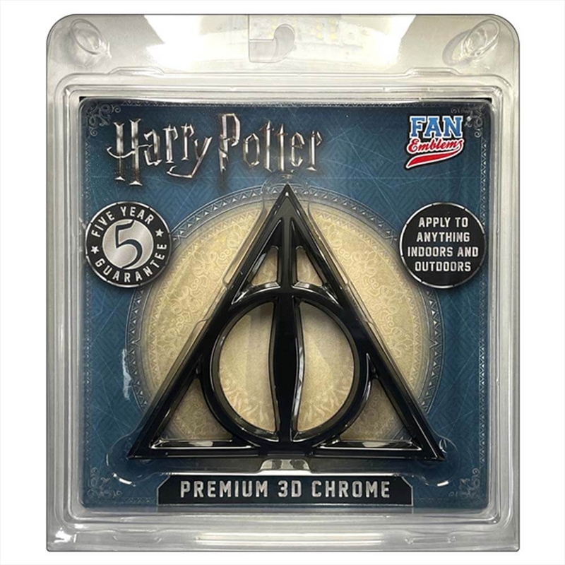 Fan Emblems Harry Potter - Deathly Hallows 3D Decal (Black)/Product Detail/Buttons & Pins