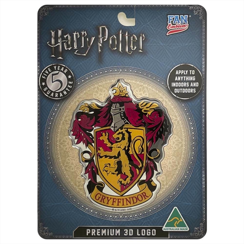 Fan Emblems Harry Potter - Griffindor Crest Logo Decal/Product Detail/Buttons & Pins