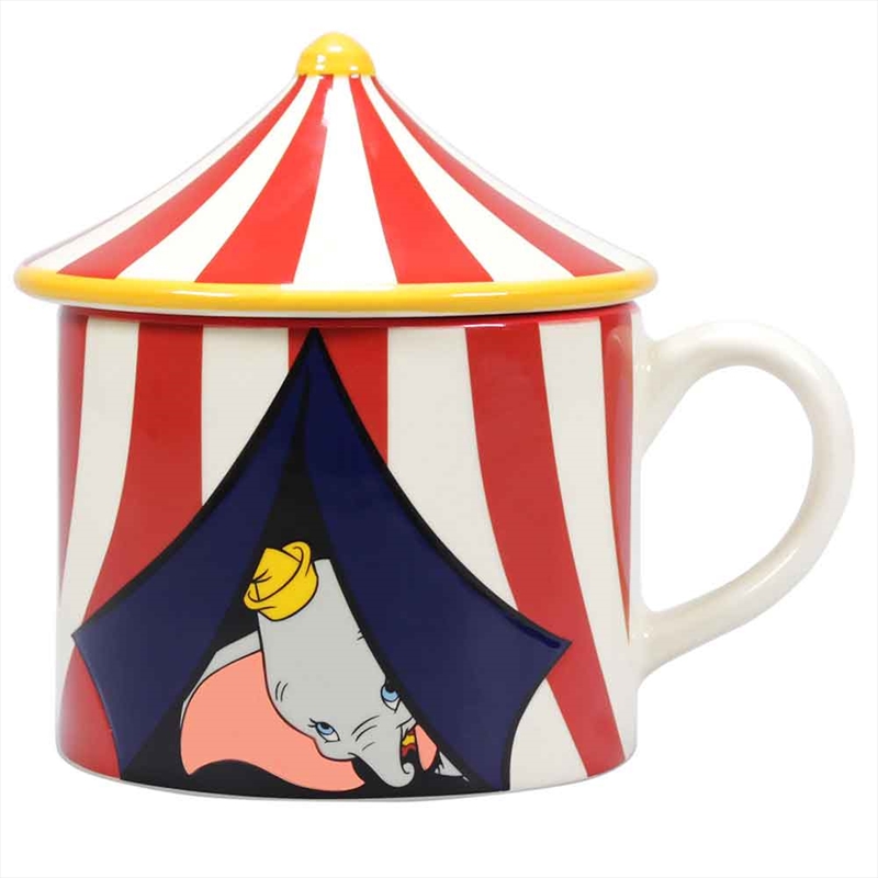 Disney Shaped Mug With Lid - Dumbo Circus 400Ml/Product Detail/Mugs