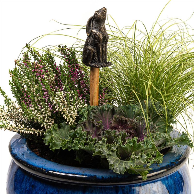 Topper - Antique Bronze Moongazing Hare/Product Detail/Homewares